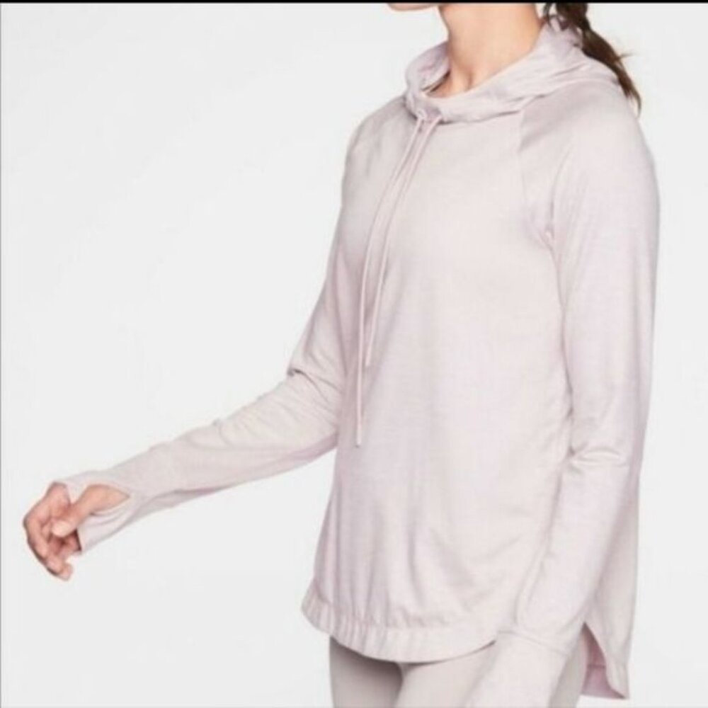 Athleta Uptempo Frosted Lilac‎ Relaxed Fit Hoodie Size XS